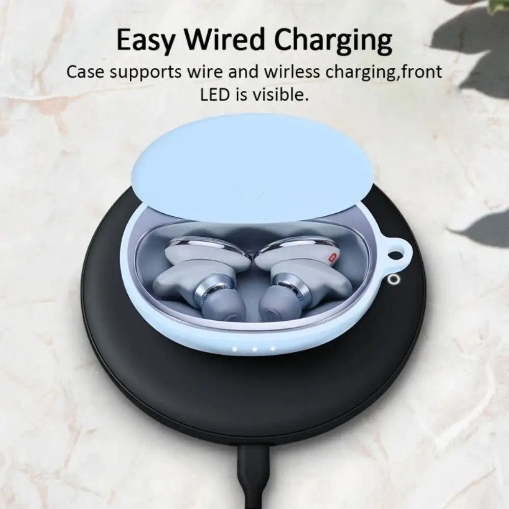 Funda protectora de silicona para auriculares, carcasa para auriculares inalámbricos anticaídas a prueba de polvo, lavable para Anker Soundcore Liberty 3 Pro