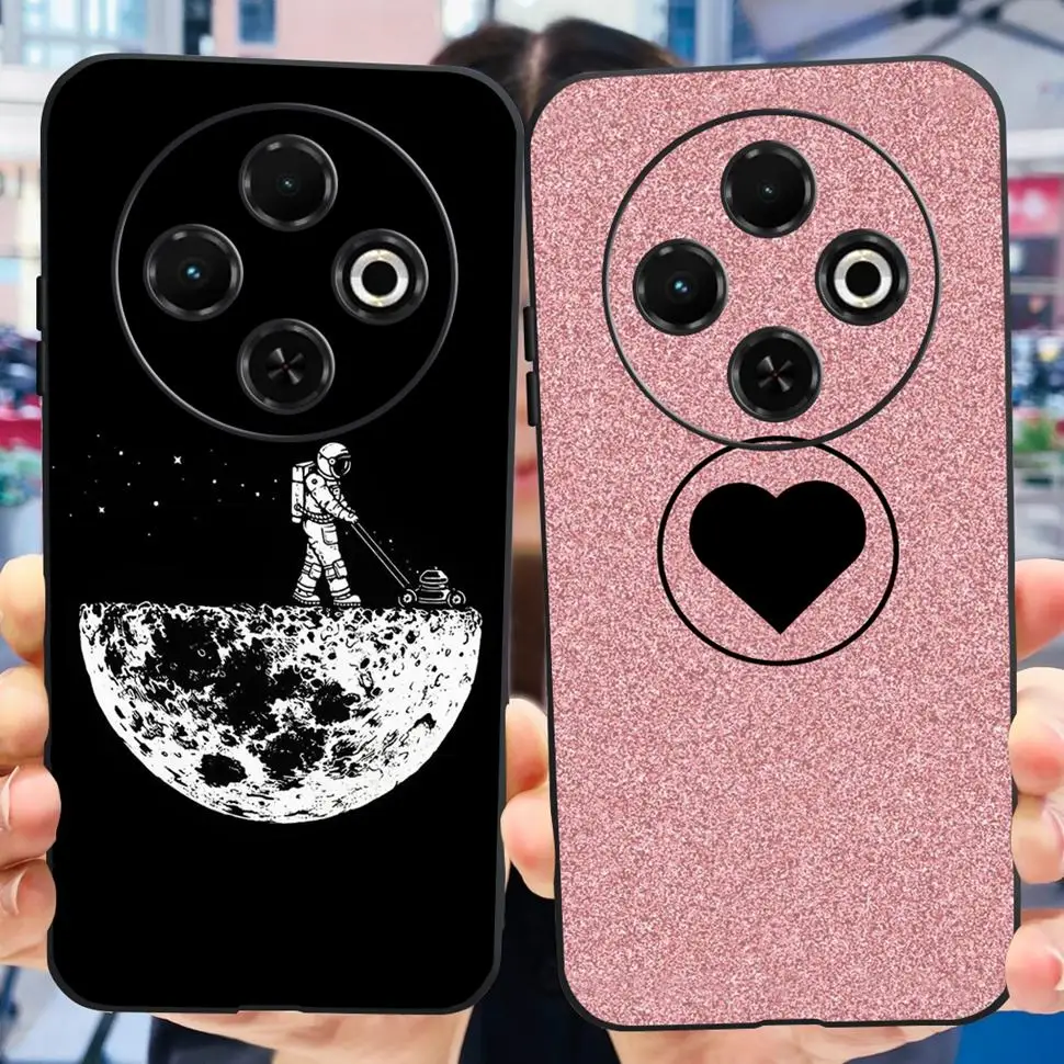 For Tecno Spark 30 Pro Case Cute Cat Painted Cover Soft Silicone Phone Cases For Tecno Spark 30 30C Pro Spark30C Full Back Cover