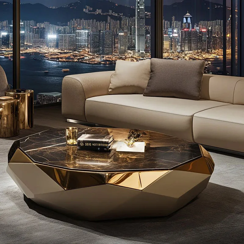 Modern Living Room Coffee Table Luxury Storage Nordic Aesthetic Coffee Table Minimalist Center Mesa Auxiliar Trendy Furniture