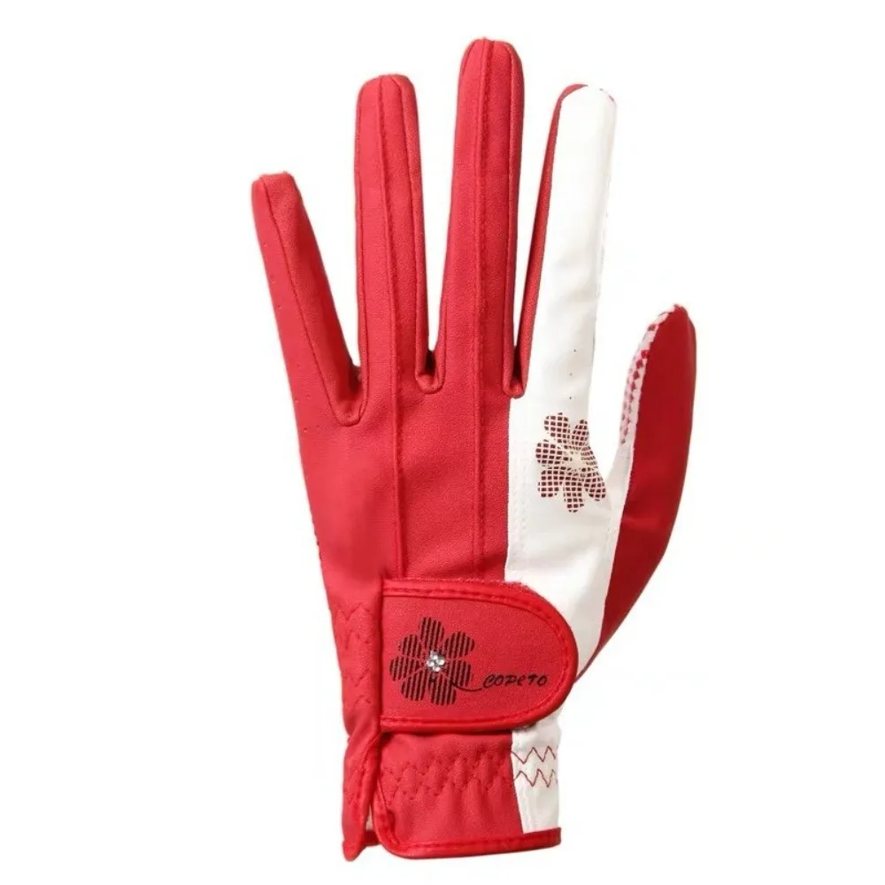 

A Pair Anti-slip Golf Gloves Enhanced Grip Breathable Ladies Golf Gloves Soft Flex Comfortable Golf Accessories for All Weather