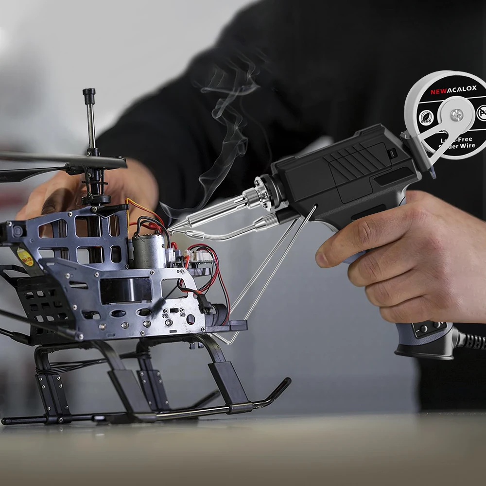 Toolour LCD Soldering Iron Kit with Adjustable Temp 180-520°C/356~932℉ Auto Send Tin Soldering Iron Gun for Welding Repair