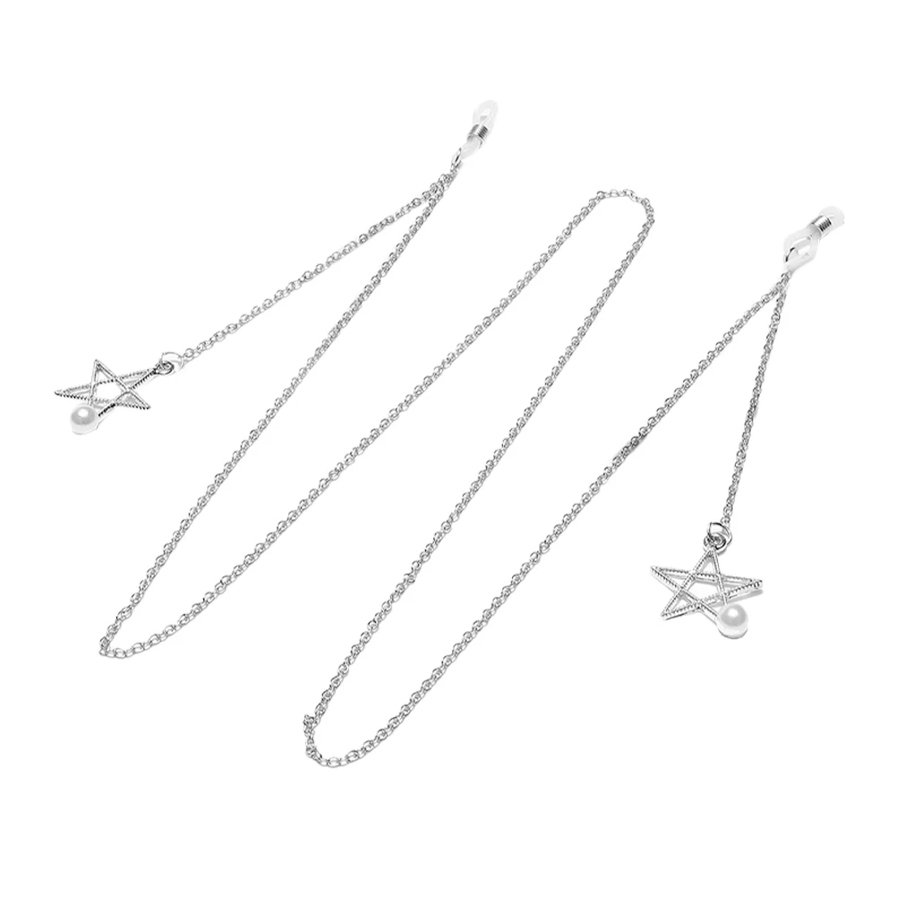 

Pearl Chain Man Strap Metal Sunglass Eyeglass Chains for Women Stylish