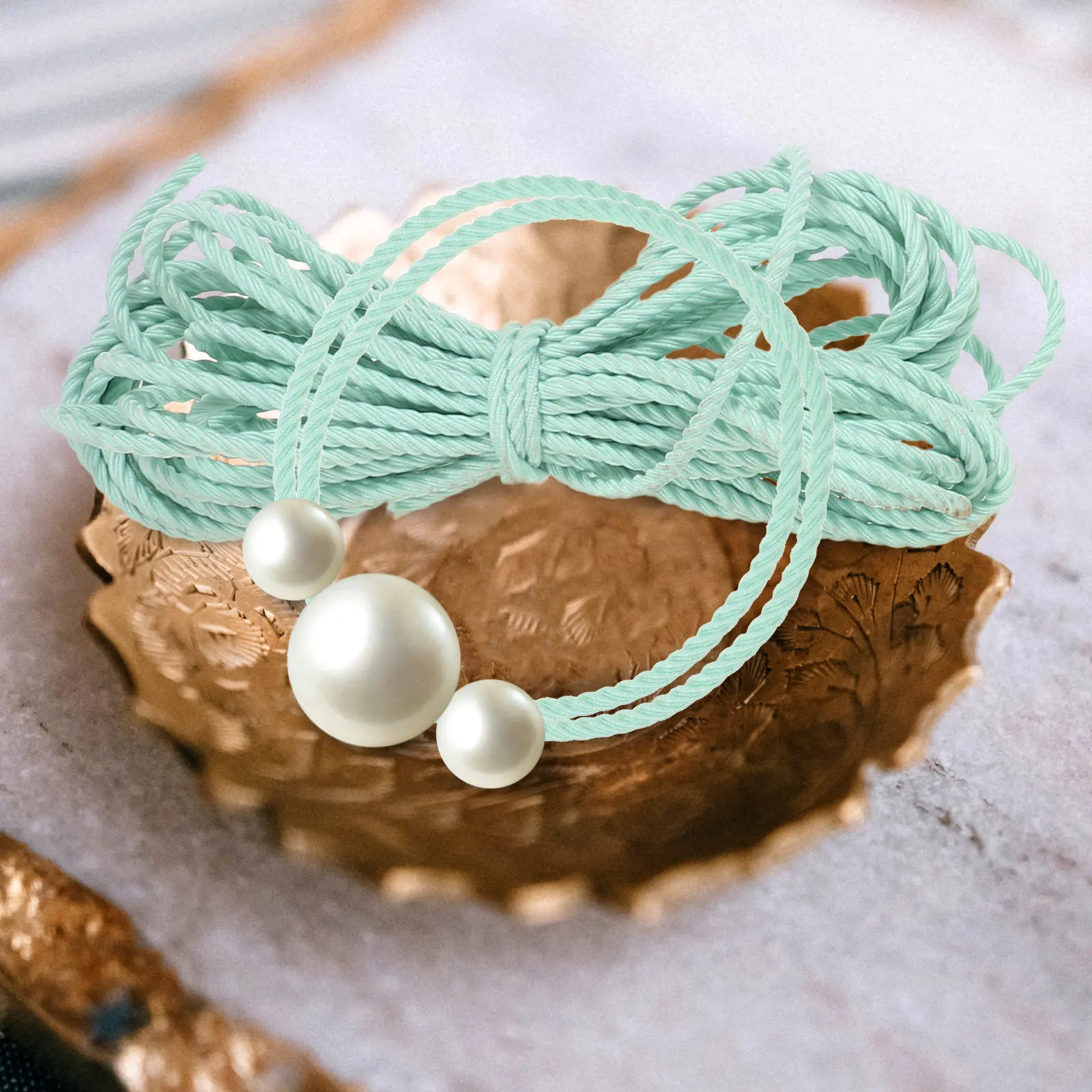 

5 шт. эластичных шнуров для волос, шнурок для рукоделия, браслетов, 5 м эластичной нити для изготовления браслетов и ожерелий