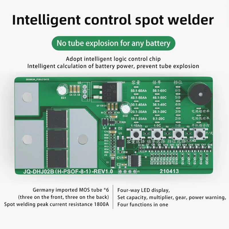 New 12V Spot Welding Machine PCB Circuit Board For 18650 26650 32650 Lithium Battery Spot Weld Mini Spot Welder