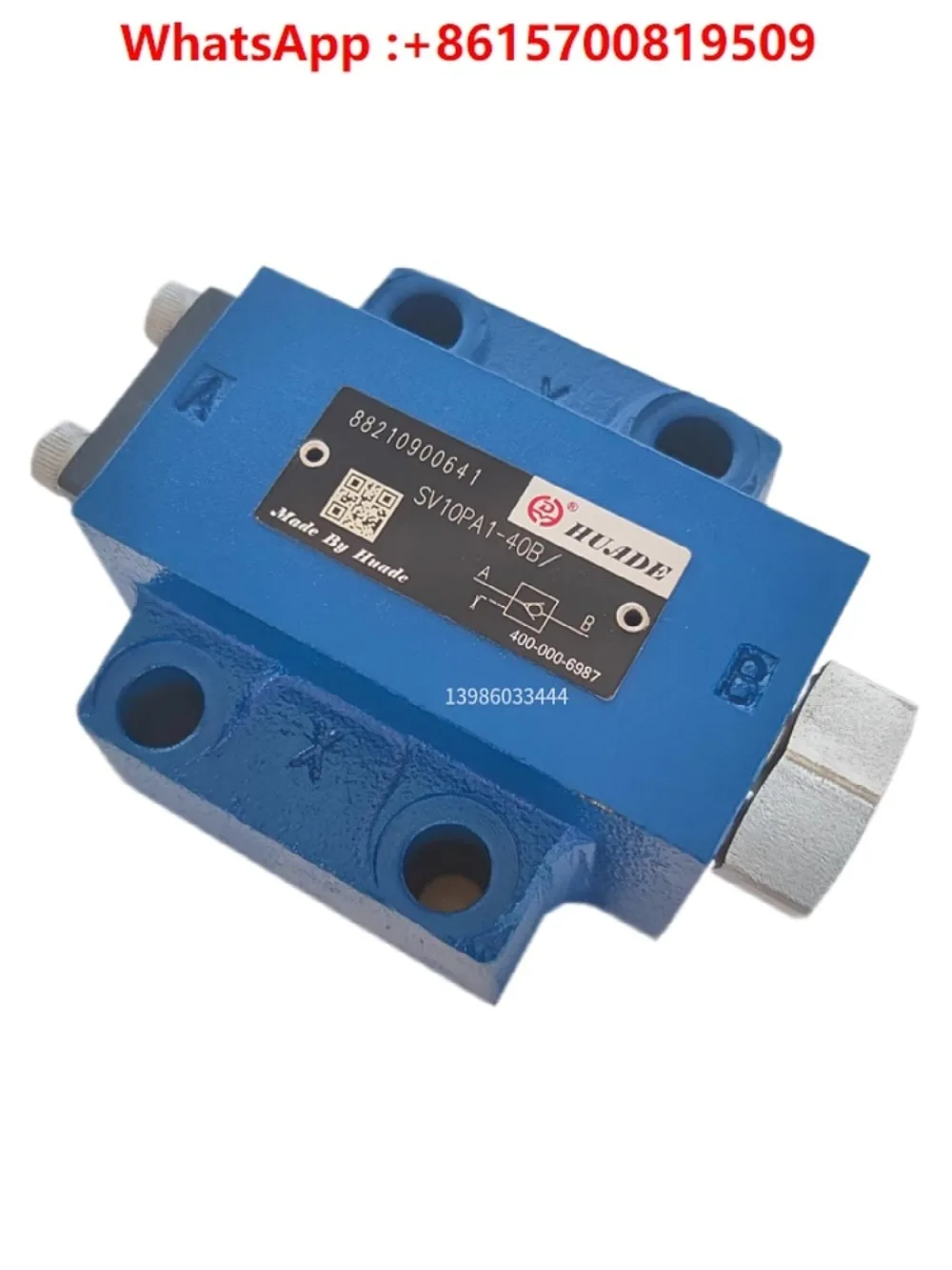 

Hydraulic control check valve SV10PA1-40B pressure maintaining valve SL10PA1-30B hydraulic valve SV/SL20PA2/30PB3