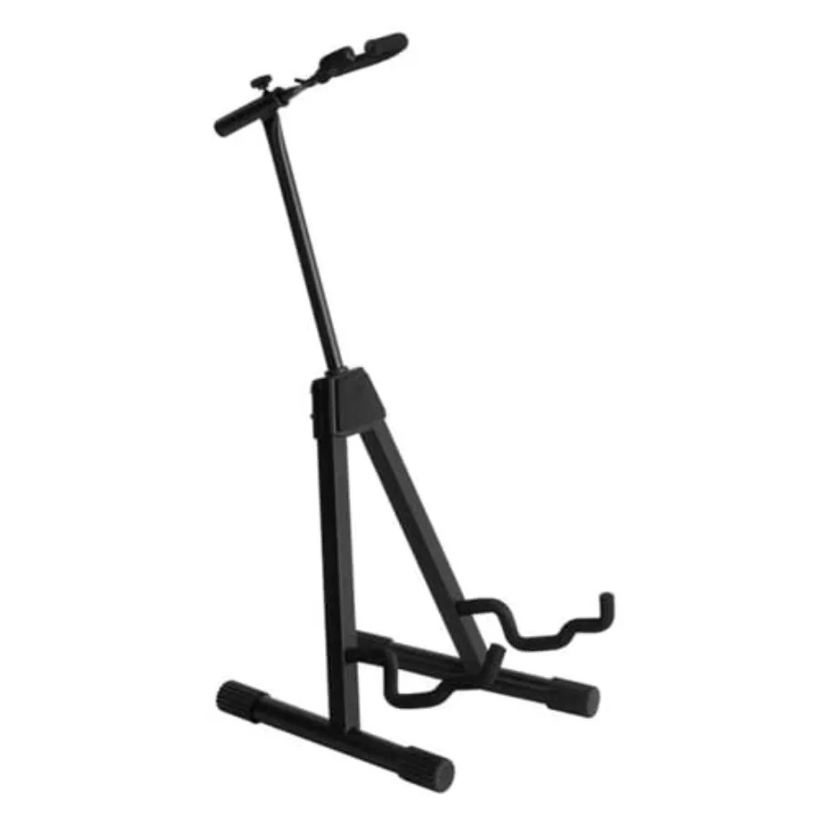 

OnStage GS7465 Pro Flip-It A-Frame Guitar Stand Black for Electric Acoustic Guitars with Durable Metal Construction and Compact