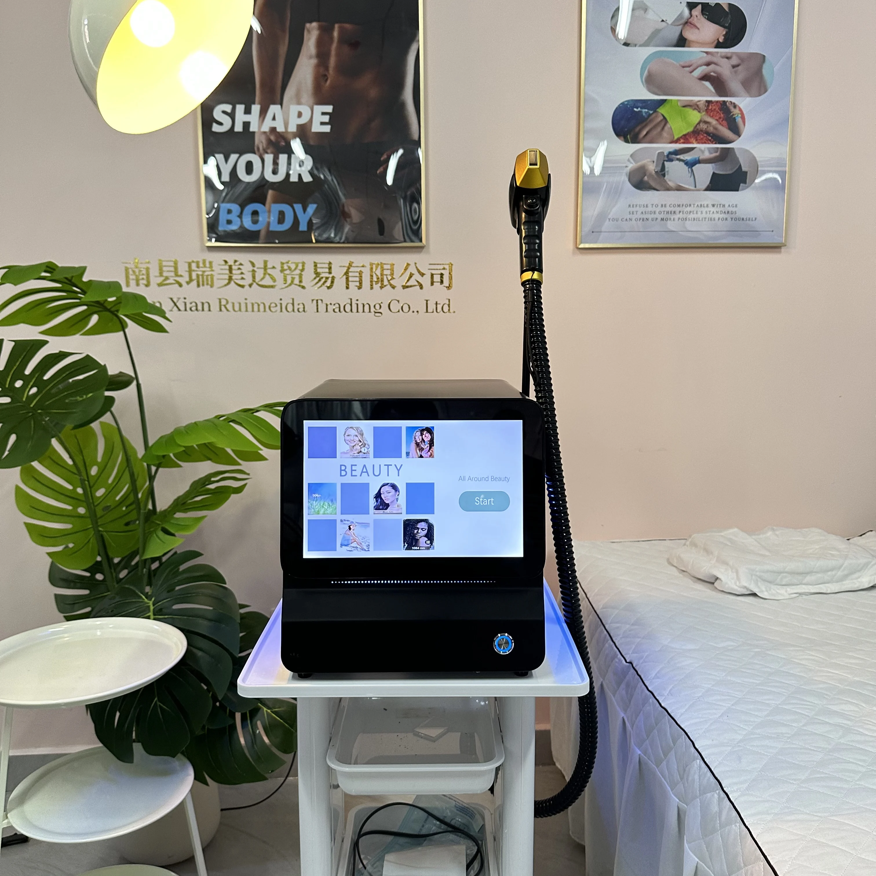 سعر المصنع 3000 واط ليزر الجليد البلاتين الثلاثي الطول الموجي 755 808 1064 آلة إزالة الشعر الفعالة بالليزر ديود الجليد #3