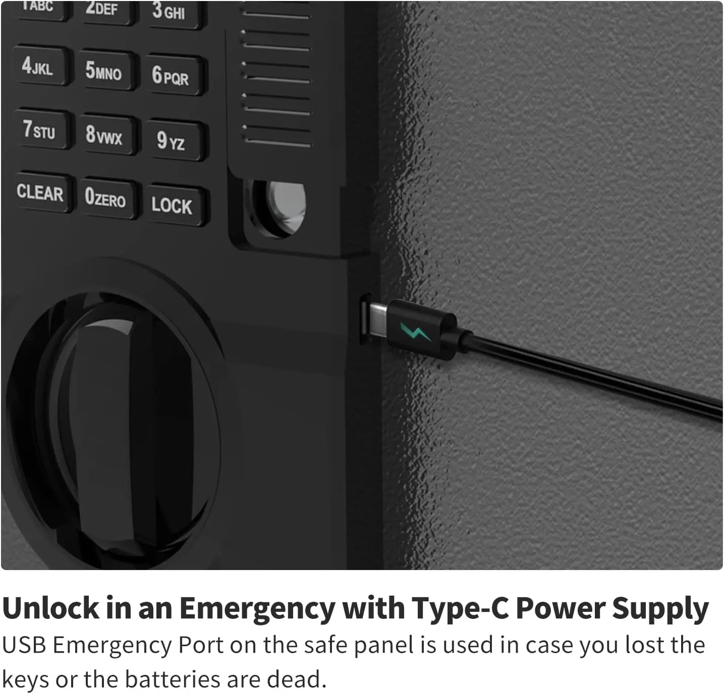 Fireproof Safe Box, 1.2 Cubic Feet Small Fire Steel Security Home Safe with Digital Program Keypad for Office Dorm Money