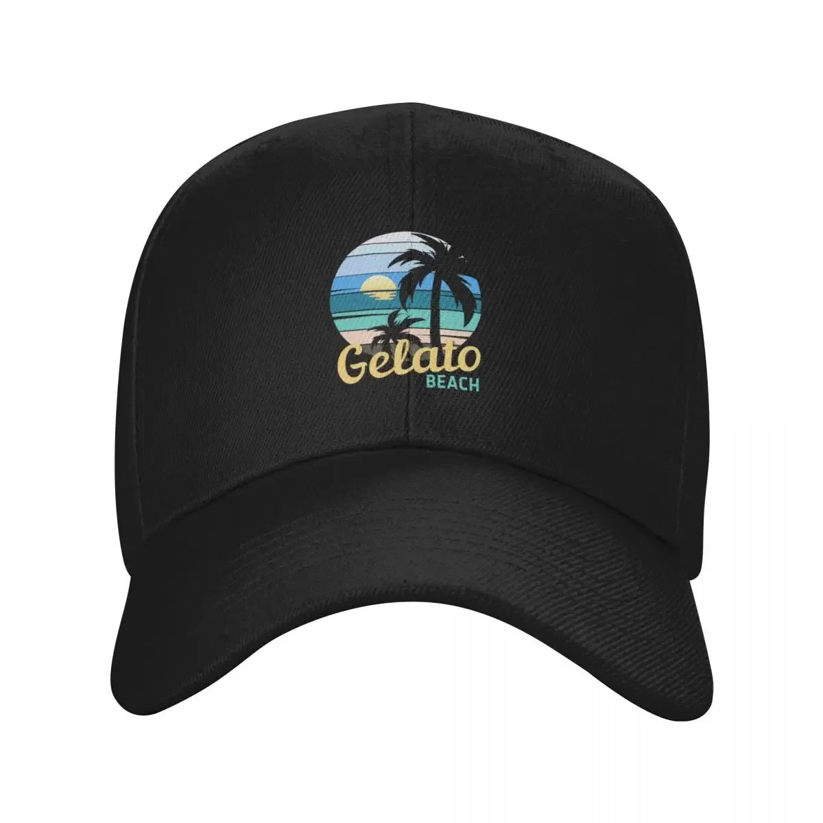

Gelato Beach — бейсболка в стиле ретро с закатом, видеогеймером, шляпа на заказ, модная дропшиппинг, бейсболка для мужчин и женщин