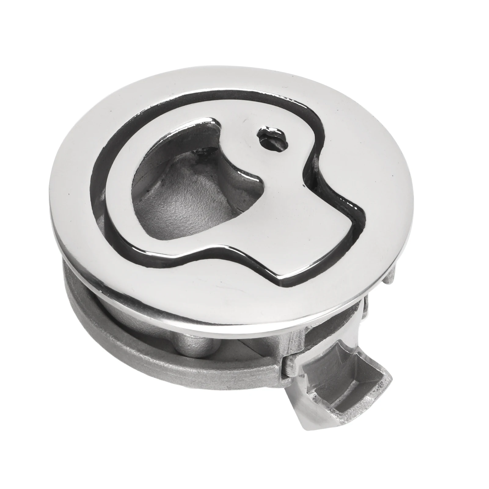 2in قارب الباب فتحة قفل قفل دائري 316 الفولاذ المقاوم للصدأ فلوش سحب ل RV البحرية المنزل فلوش سحب #3