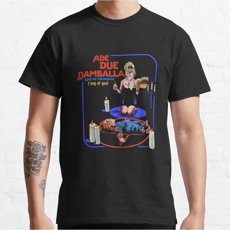 Ade due damballa bride of Chucky Child's Play Graphic T-Shirt Killer Doll Unisex Tee Horror Halloween Casual Tops S-6XL