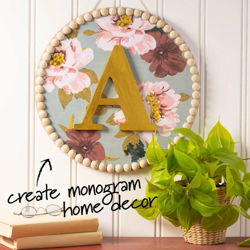 Carta inacabada de madeira, 8 projetos de artes e ofícios de superfície de madeira, 63593, 8 polegadas