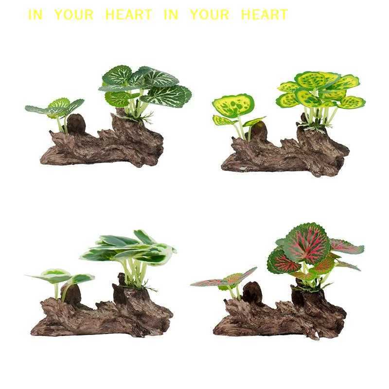 【X】Aquarium Ornaments Simulation Artificial Underwater Plants Fish Tank Landscaping Plants Water Grass Decorations Accessories