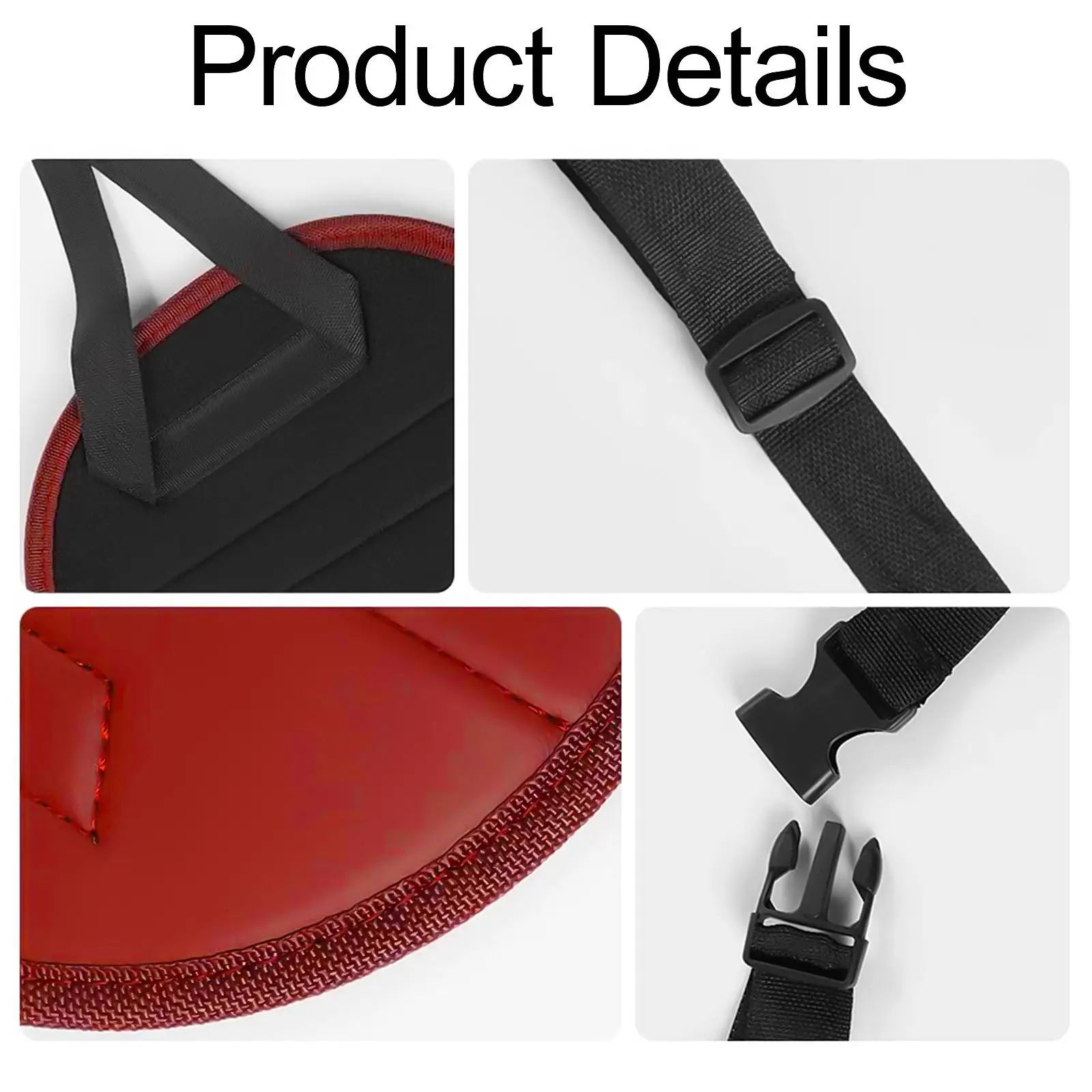 자동차 여행용 어린이 발판, 뒷좌석용 휴대용 해먹