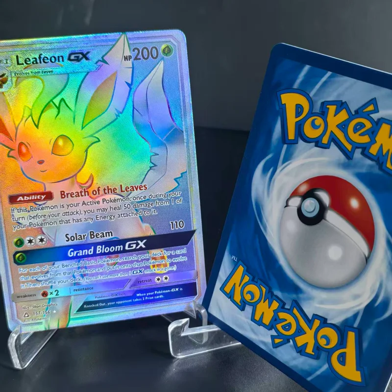 การ์ด DIY Pkm Ptcg ฉบับภาษาอังกฤษ ทีมแท็ก รีชิราม ไรคุอาซ่า ซิลเวียน มิมิกิว ลีฟีออน ลาเทียส ลาเทียส พิคาชู เซคروم จิราติน่า Gx