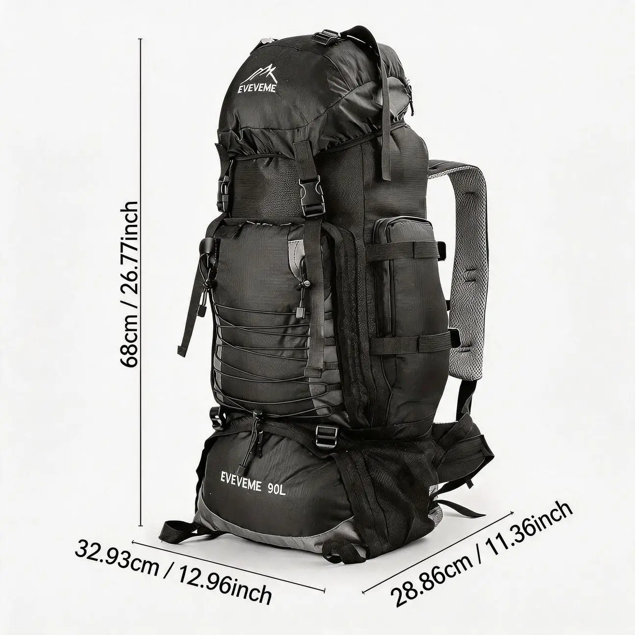 Pro Hiking Backpack Outdoor Mountaineering Camping Modern Minimalist
