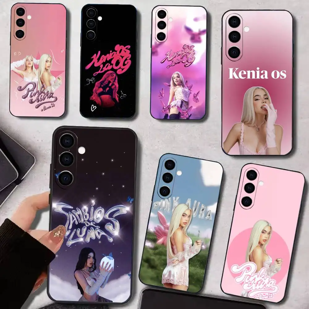 Singer K-Kenia OS  Phone Case For Samsung Galaxy A73,A72,A71,A70,A53,A52,A51,Soft Silicone Black Cover