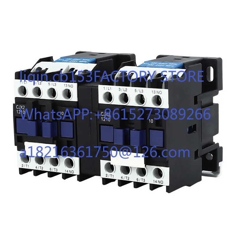 1PCS reversible forward and reverse mechanical chain AC contactor CJX2-1210N 1810N 2510N 3210N 65A
