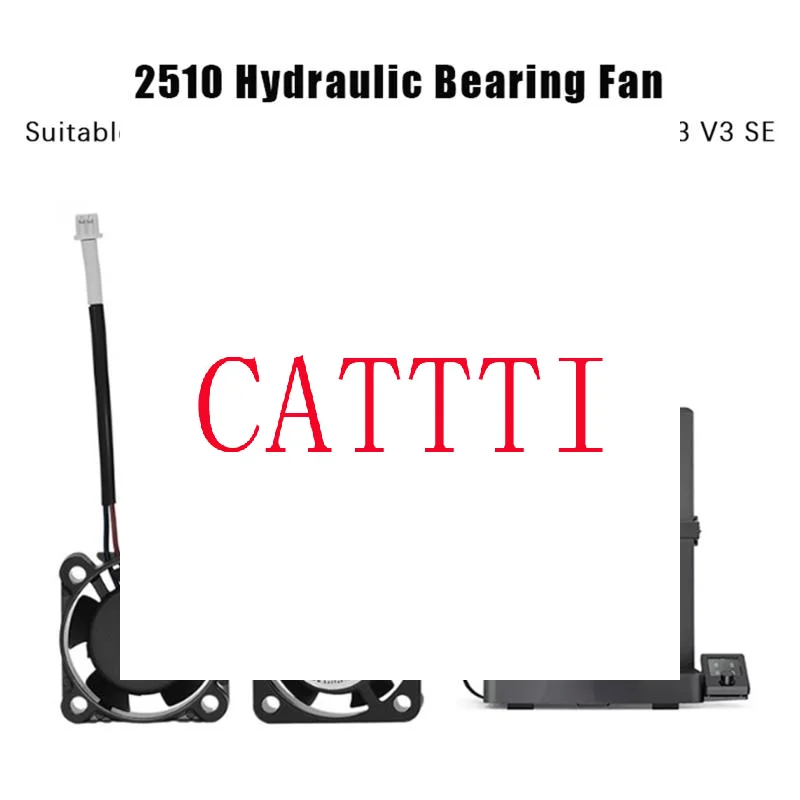 

Вентилятор охлаждения 2510 Axial DC 24V Turbo Fan для CR-10 SE / Ender 3 V3 SE, аксессуары для 3D-принтеров, вентилятор охлаждения с гидравлическим подшипником