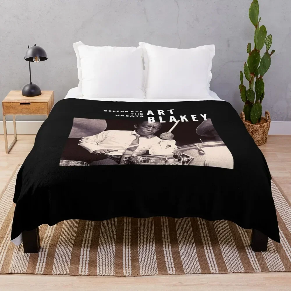 

Art Blakey: Great Jazz Drummer/ Musician Throw Blanket Weighted Blankets For Bed Blankets