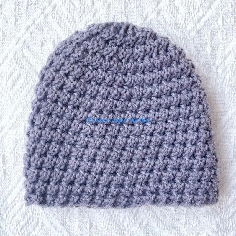 

090B Knitting Hat Baby Beanie Hat Infant Girl Turban Cap Universal for Head Accessori