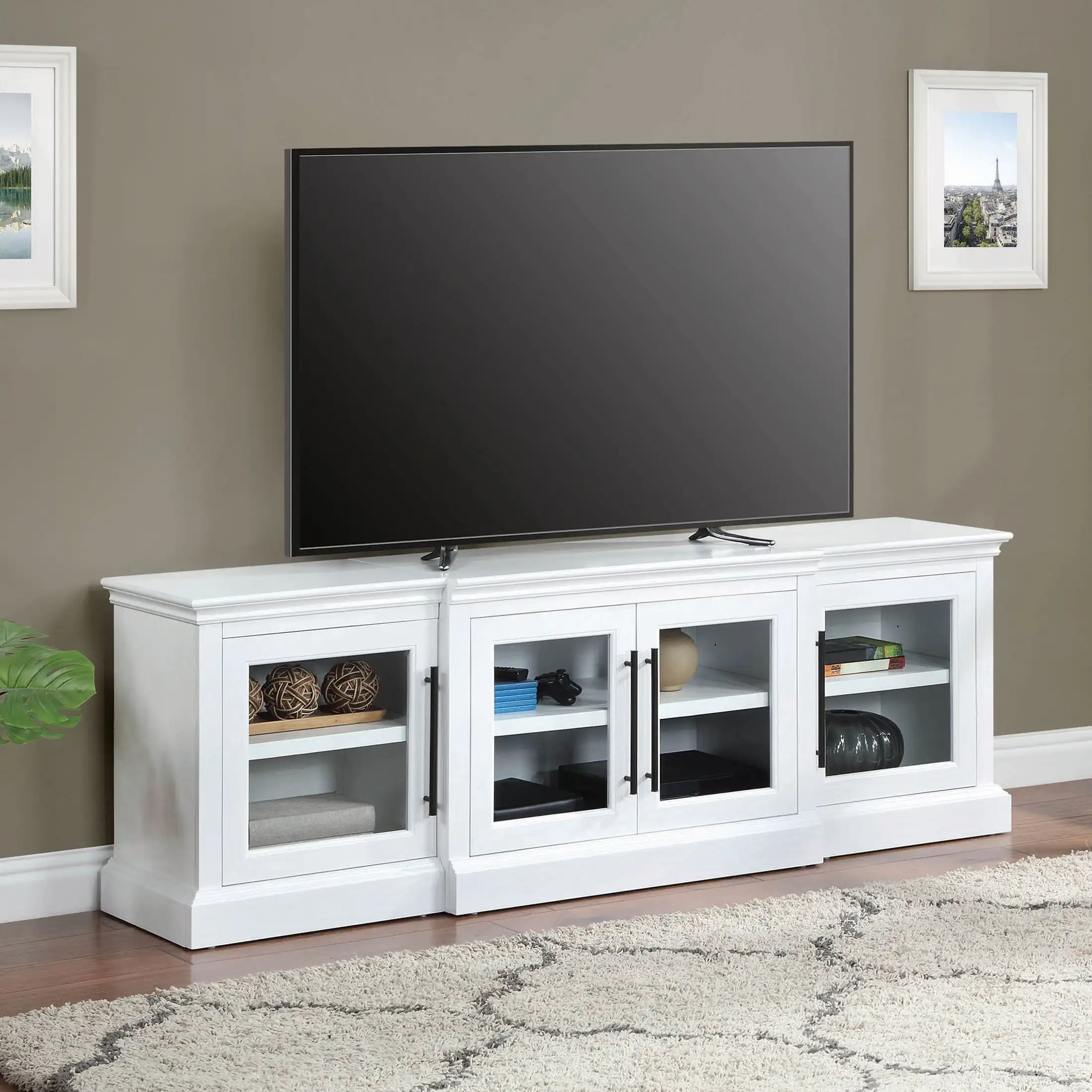 Low Profile TV Stand for TV Up To 85