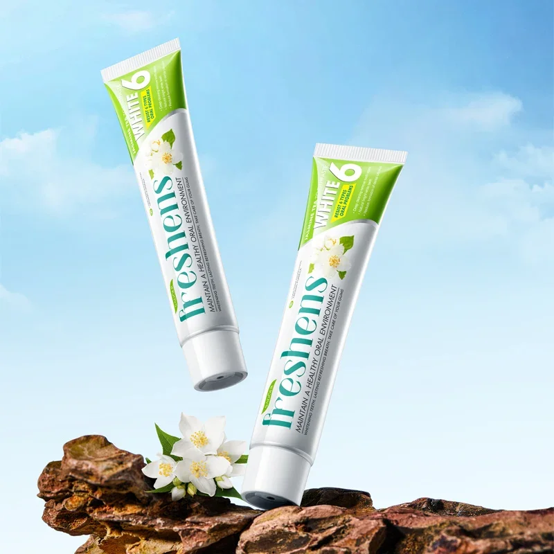 Tooth Cleaning Brightens Toothpaste Remover Yellowing Tooth Jasmine Tea Fragrance Toothpaste Fresh Oral Fresh Cleansing Care