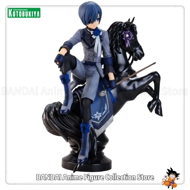 In Stock Original Kotobukiya ARTFX J Black Butler Book of Circus Ciel Phantomhive 1/8 Animation Figures Birthday Gifts