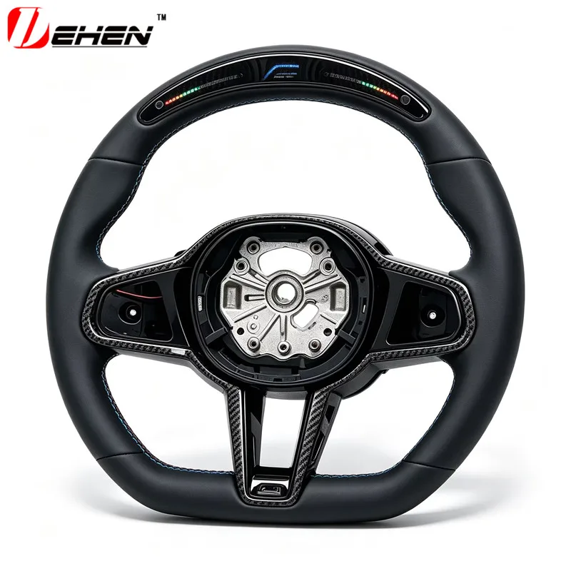 Carbon Fiber LED Steering Wheel for BMW CS1 2 3 4 SeriesM3 M4 M5 G20 G30 G32 G01 G02 G05 G80 G82 G87 F90 F92 F95 F96 F97 F98 G42
