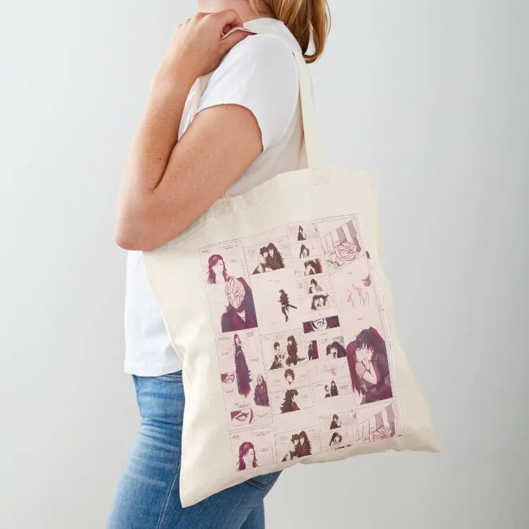 

Rosebird Memories Tote Bag cute tote bag custom fabric bag free delivery bags Canvas shoulder