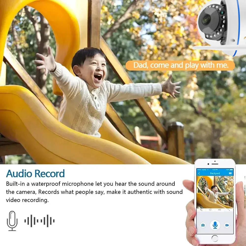 5MP Explosion-Proof Dome IP Camera 16CH 5.0MP Wifi NVR Kit CCTV System Wireless Audio Camera Video Surveillance System Set