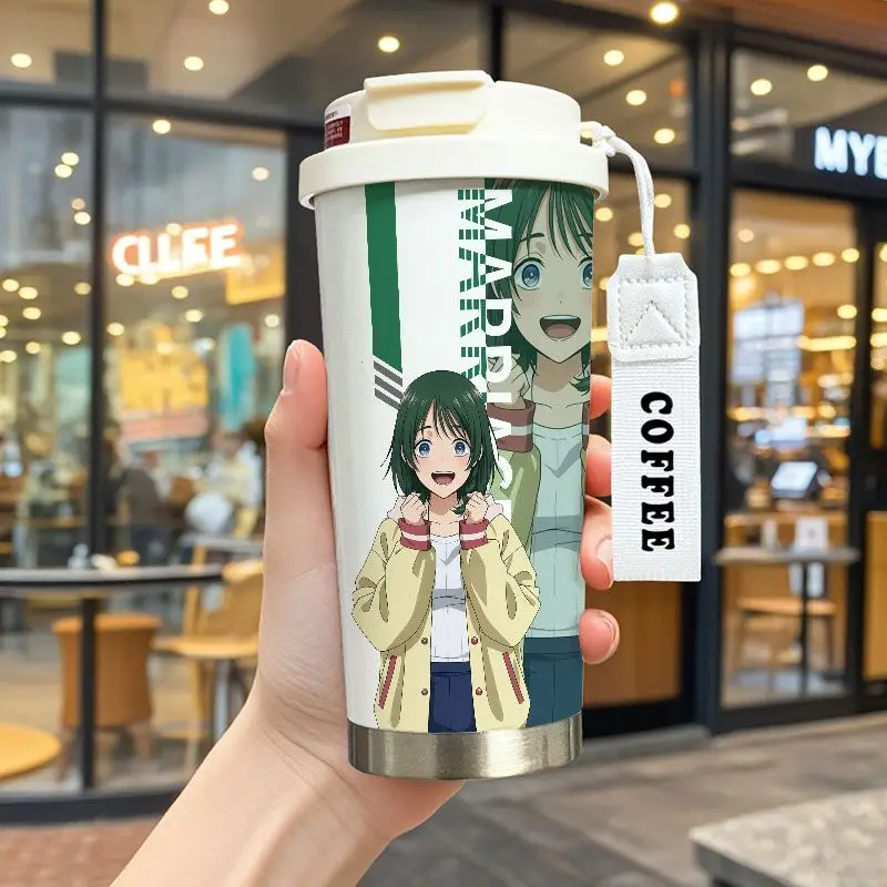Marriage Tongxin Hikaru Gero Mei Kiyosaki Isolierbecher mit Anime-Aufdruck, große Kapazität, tragbarer Doppel-Trinkbecher – Detail 14
