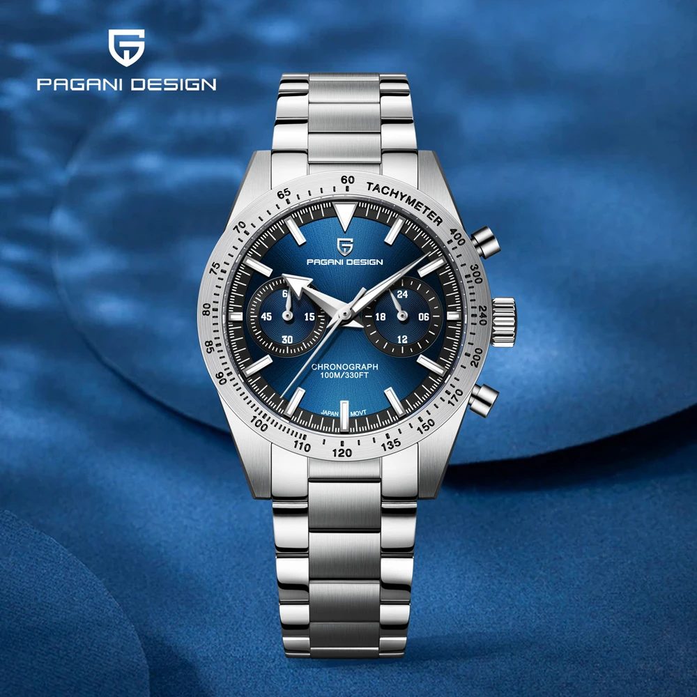 

PAGANI DESIGN Watches Classic Luxury Quartz Watch For Men AR Sapphire Crystal Stainless Steel Waterproof Luminous Men's Watch