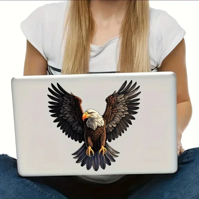 3D Flying Eagle HD Picture Car Stickers for Auto Door Window Body Vinyl Decals American Elements Spread Your Wings and Soar