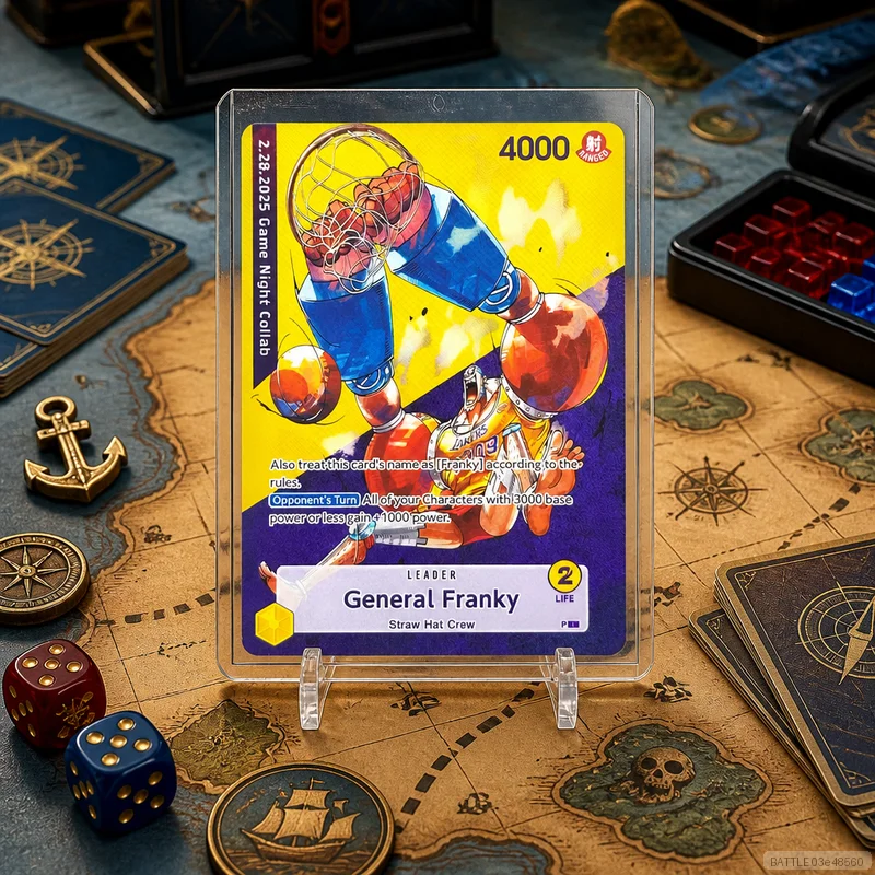 General Franky 037 en DIY OPCG Collection Cards Self Made Single Card Classic Game Anime Card Gift Toy 5PCS 10PCS Set