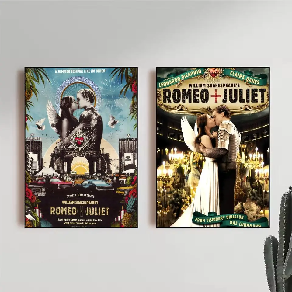 Movie R-romeo and Juliet  Poster Trendy Wall Art Good Sticker Printed on PP Paper for Coffee Office Bar Decoration Best Gift