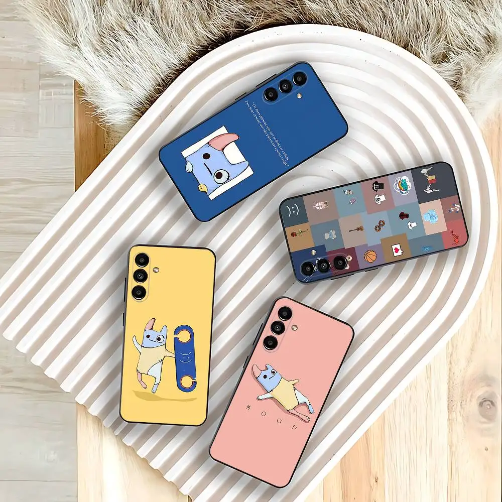 

B-Buddy Nong-Nao Doll Phone Case For Samsung Galaxy A73,31,32,72,41,53,52,71,22,5G,Note,J7,8,9 Soft Black Cover