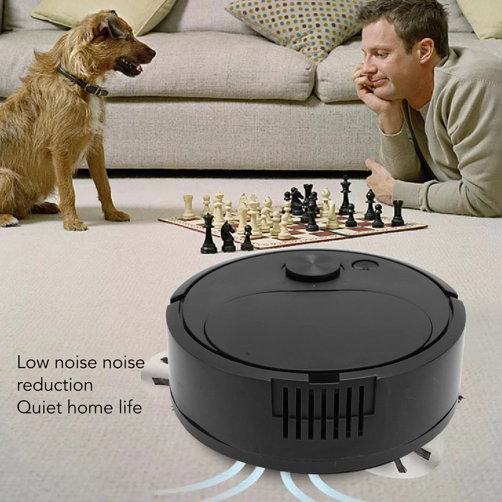 Robot Vacuum Cleaner Multifunctional USB Charging Mini Smart Sweeping Robot for Wooden Flooring Tile Carpet Robot Vacuum Cleaner