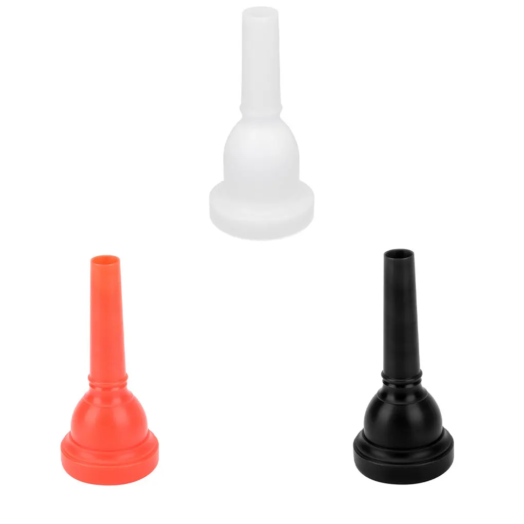 Substituição branca do bocal do chifre do tenor para o bocal plástico puro do trombone do desempenho dos jogadores