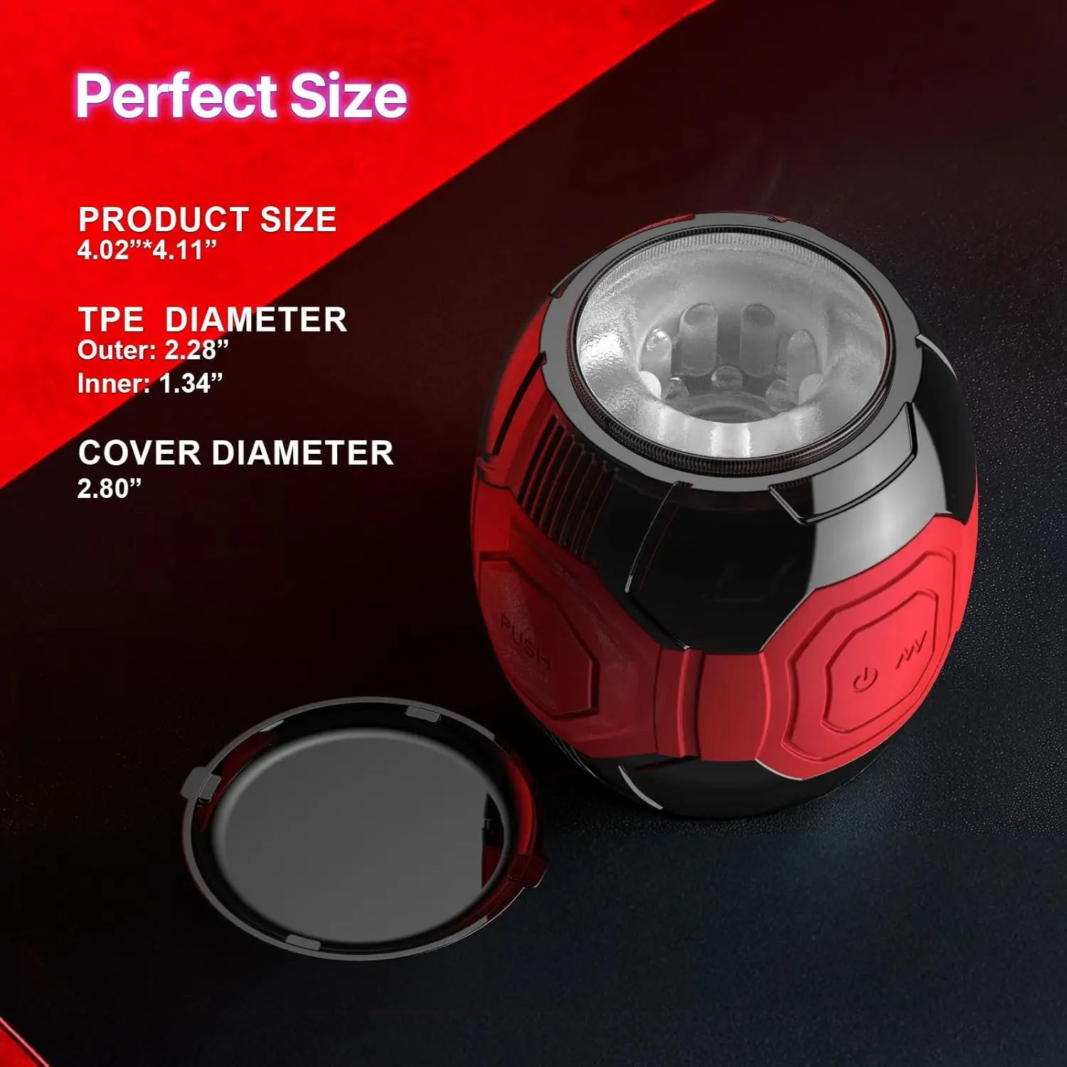 Automatic male robot adult toy, pump vibrator with 10 vibration modes, hands-free vibration with realistic 3D texture, open-sle