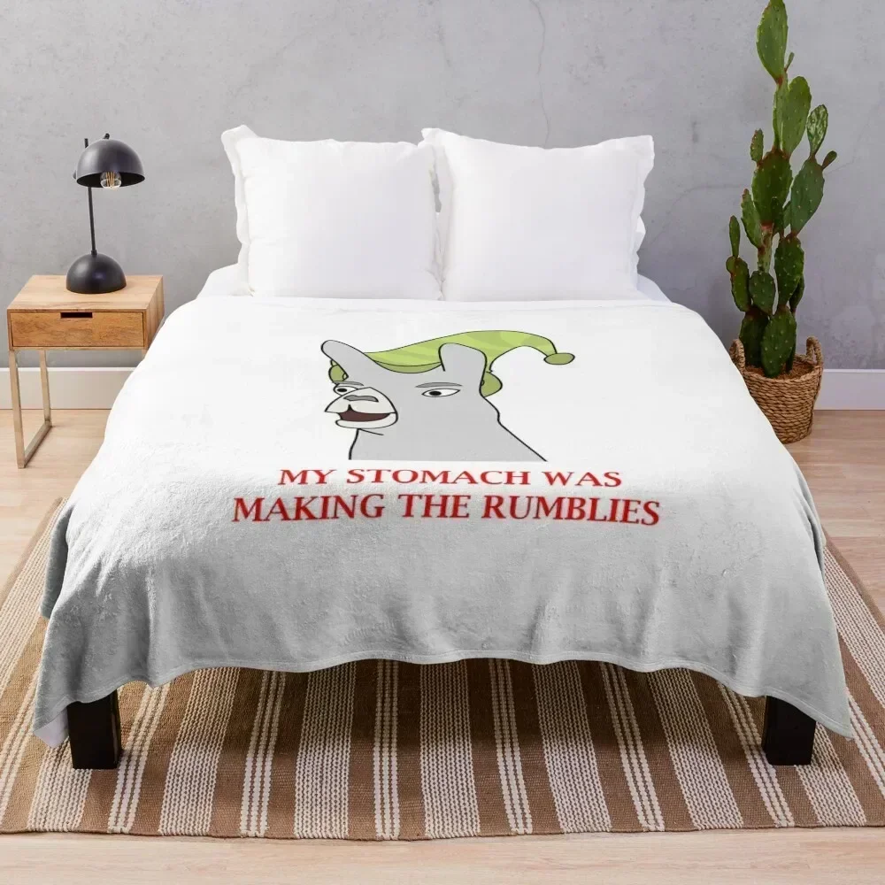 

Llamas with Hats - My stomach was making the rumblies Throw Blanket wednesday Extra Large Throw Sofa Blankets