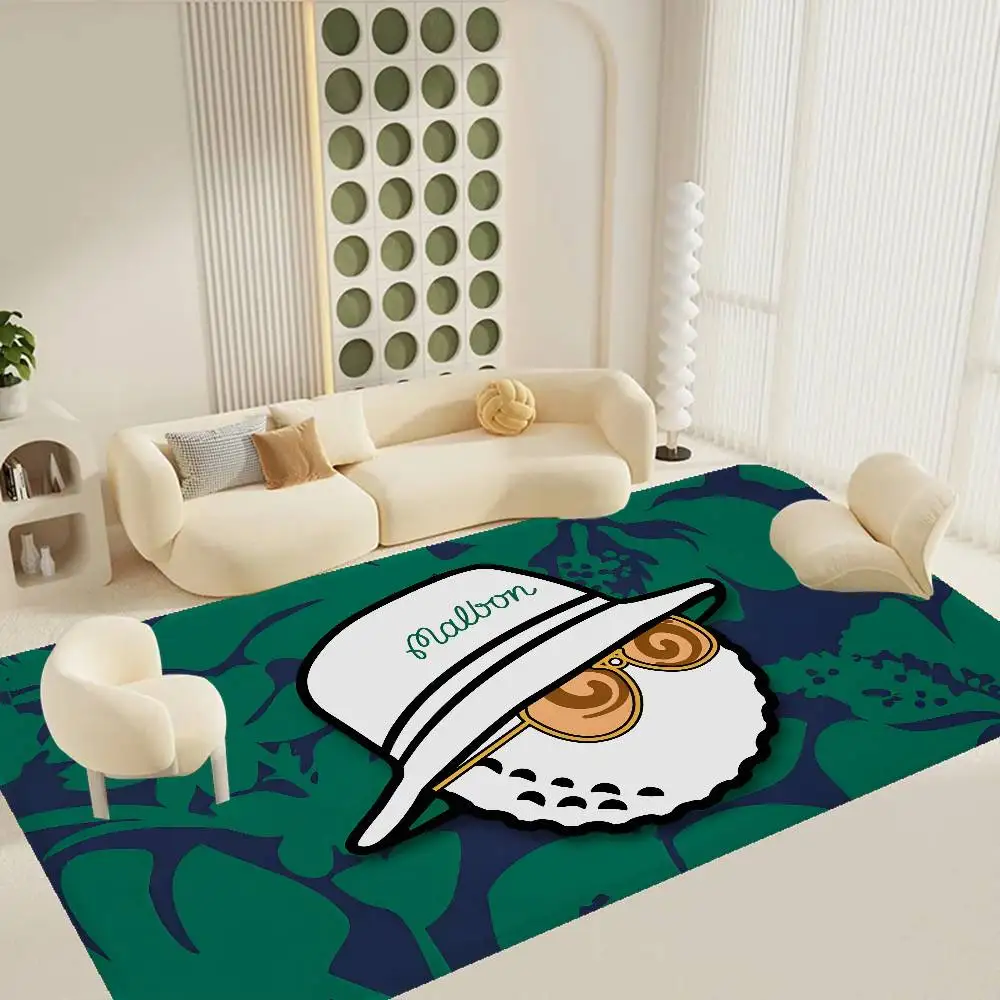 Fashion M-Malbon Golf Hallway Carpet Non-Slip Laundry Room Mat Laundry Decor Balcony Child Living Room Toilet Rug