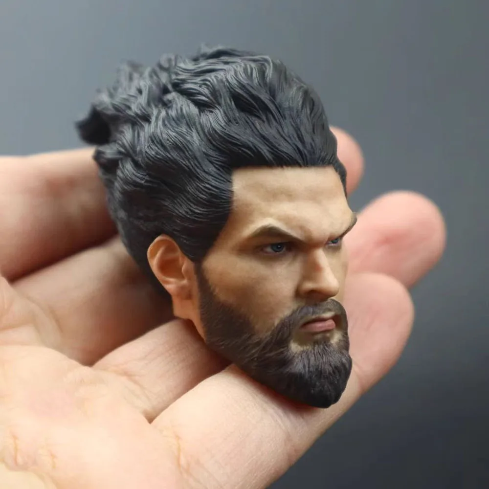 تخفيضات كبيرة 1/6 ذكر ابن ملك البحر مع شعر طويل رئيس نحت النحت لمدة 12 بوصة عمل أرقام جمع