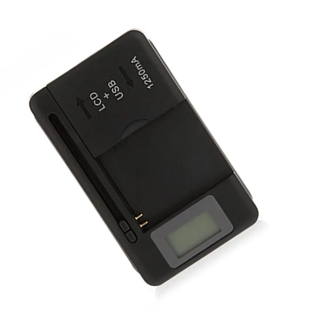 شاحن بطارية متنقل عالمي بمنفذ USB للهواتف المحمولة شحن سريع شواحن آمنة LCD مخرج مزدوج محول هاتف منزلي