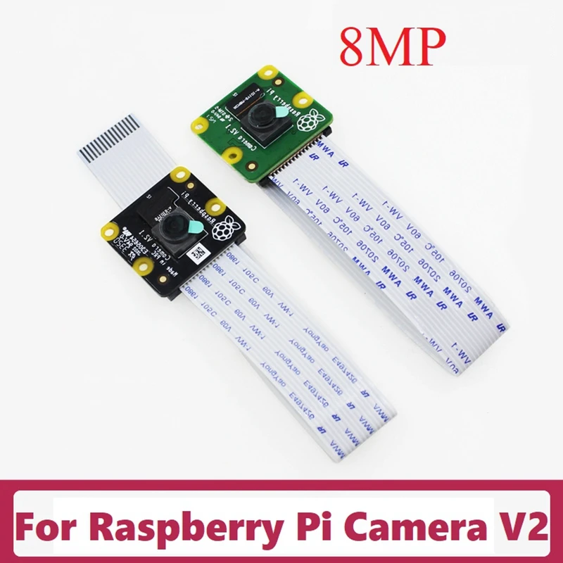 For Raspberry Pi Camera V2 Module With IMX219 Light-Sensitive Chips 8MP Pixels Video For Raspberry Pi 4B/3B+