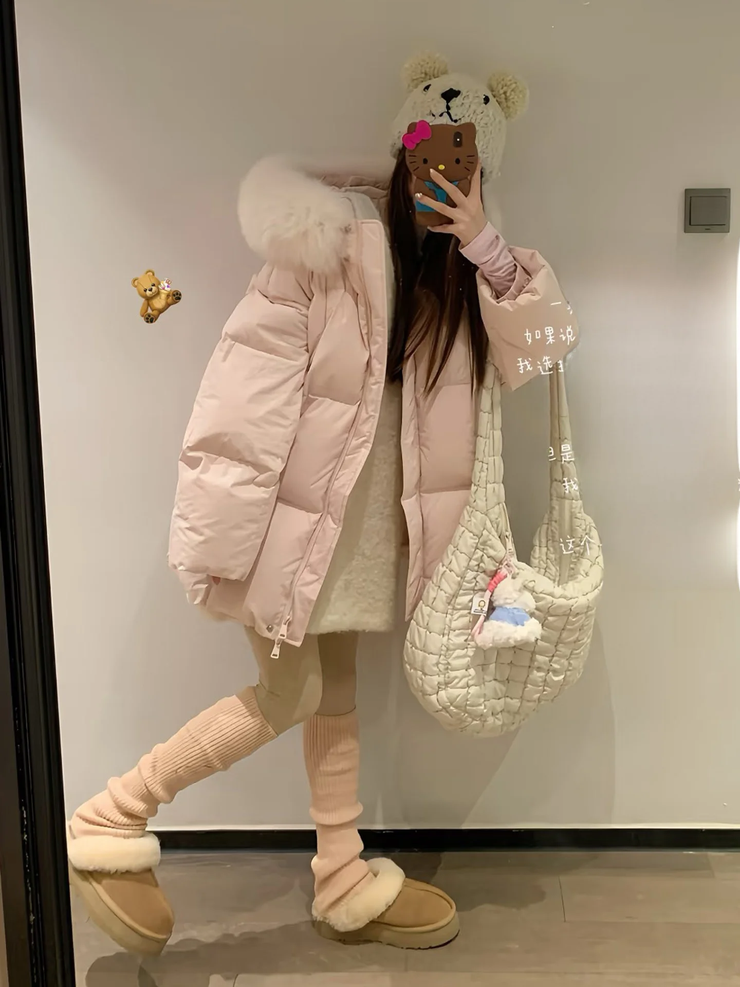 

Розовый длинный пуховик, женская зима 202, новинка 202, теплая верхняя одежда с меховым воротником небольшого размера, женская зимняя одежда