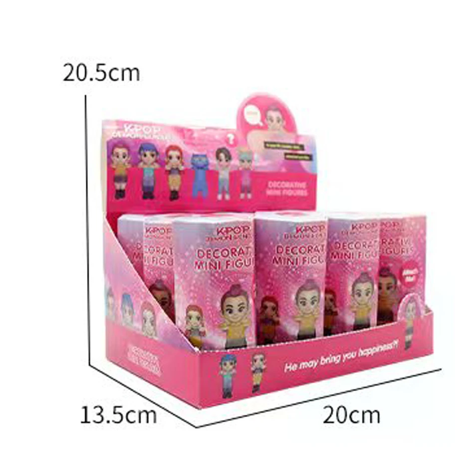 2026 Hot Anime KPop Devil Hunter Doll Vinyl Toy Rumi Mira Zoi Character Blind Box Figurine Doll Mini Decor Model Toys Girl Gifts