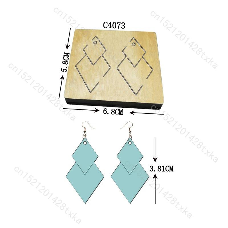 

Новые серьги Деревянные штампы для тиснения Вырубные штампы Скрапбукинг C4073 Несколько стилей