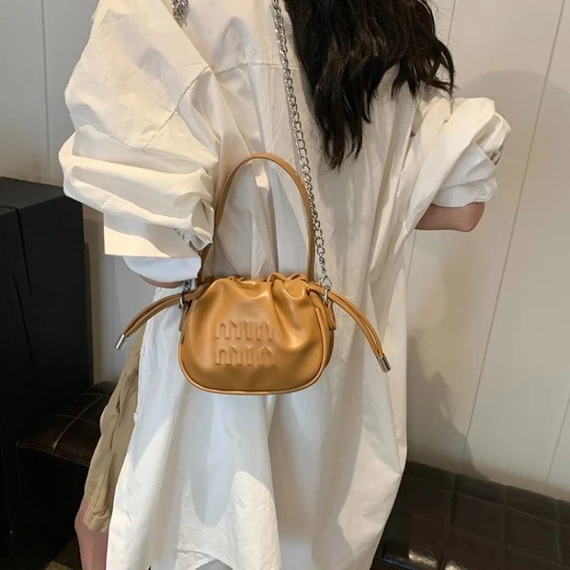 Trendy Crossbody Bag for Women Shoulder Bags Drawstring Women Bucket Bag Purse and Handbags Designer Bag Bolsos De Mujer Сумка