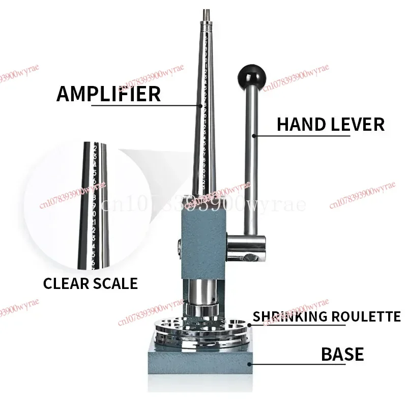 Espansore ad anello con barra orizzontale Barella manuale per la regolazione della dimensione dell\'anello Riduzione e ingrandimento della dimensione